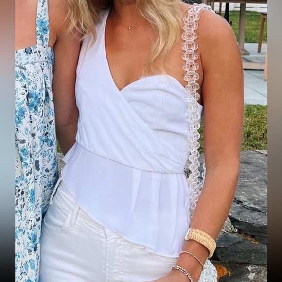 Superdown Karlie One Shoulder Top size XS - Picture 5 of 9